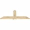 Ekena Millwork Eugene Rough Sawn Timber Gable Bracket, Douglas Fir, 60"W x 25"H x 2"D x 6"F, 10/12 Pitch GBW060X25X0206EUG00RDF - alternate 5